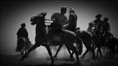 Kyrgyz nomads playing a game of buzkashi high in the Afghan Pamirs: by pamir, Views[262]
