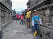 A nice corridor filled with ancient ornaments at the Borobudur Temple, Magelang: by panakuan, Views[294]