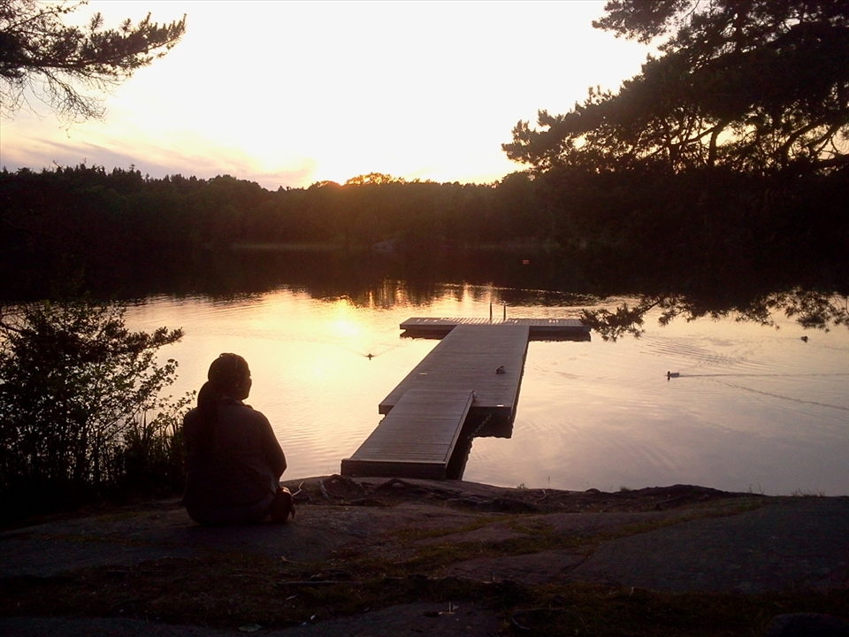 romanticism? it's the definition of a sunset