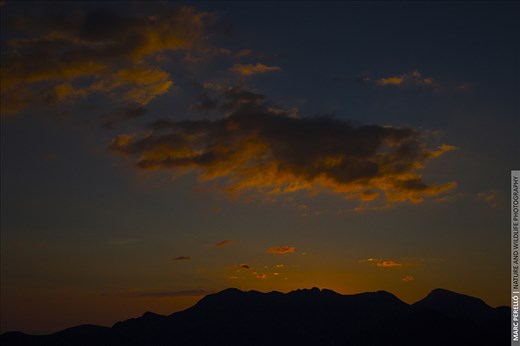 Sunrise at 3000 meters