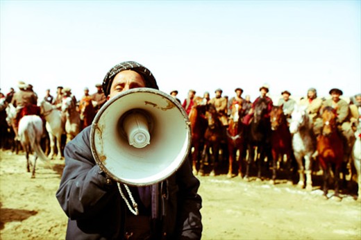 The referee calls the game