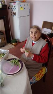 back home, gran helping me prepare the vegetables: by parsichef, Views[190]