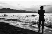 Waiting for sunrise for whole night at the beach with my people.: by pate, Views[335]