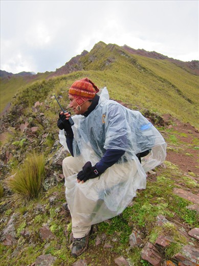 My guide Jesus checking with head office.
