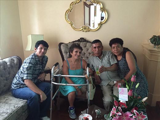 Rosanna (daughter-with walker) with her cousins