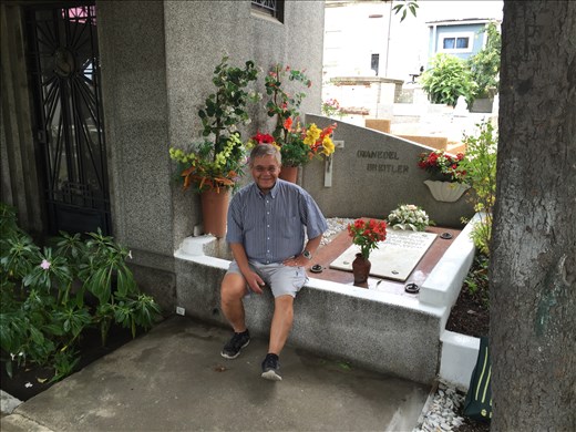 Heikki at the Cemetery in Valparaiso