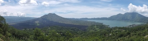 The culdera of Batur