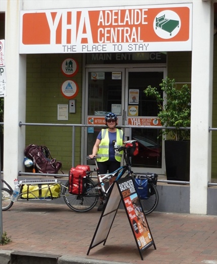 Arriving in Adelaide