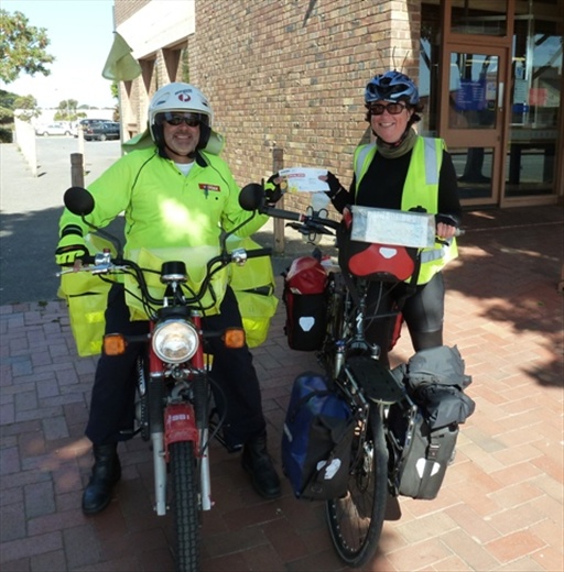 Me and the Goolwa Postie