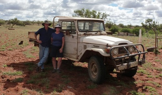 Steve and I at Bullara Station