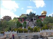 Guishan Park temple, Shangri-La: by paulinemendes, Views[186]