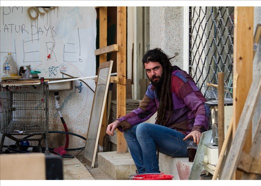 A Cypriot Activist Sits In Solidarity With The Occupy Movement