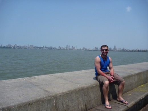 Marina Drive on holi festival