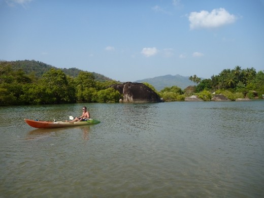 Lagoon behind Palolem Beach