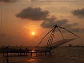 Chinese fishing nets, Fort Cochi: by paulpiorun, Views[826]