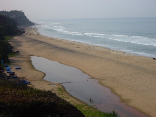 Varkala beach