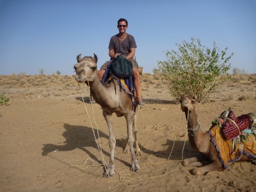 Me and my camel, such a pleasure to ride