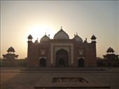 Mosque opposite the Taj Mahal: by paulpiorun, Views[293]