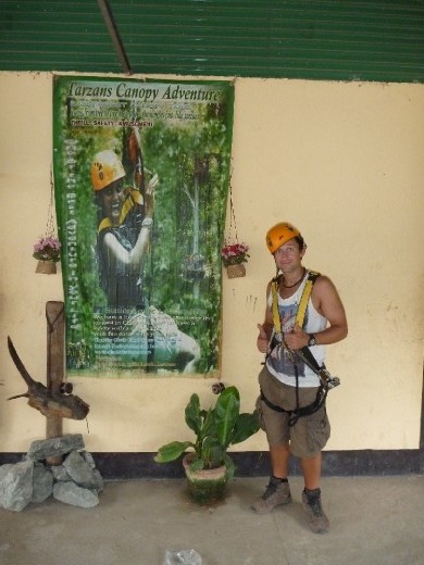 Getting ready for the zipwire