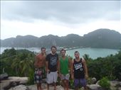 Brazilian mates at the view point on Ko Phi Phi: by paulpiorun, Views[264]