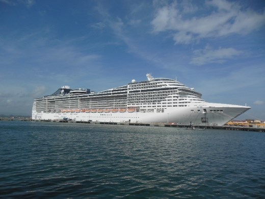 Our ship - the MSC Divina