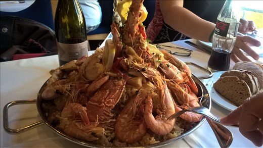 Seafood lunch Nacional restaurant in Coimbra