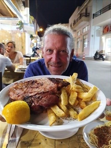 Papa at Maros restaurant