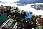 Monsoon view of Gangtok city.: by pbedajna_0622, Views[235]