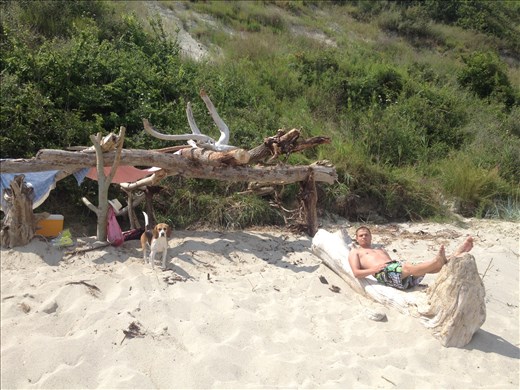 You said that you were built this house by yourself.