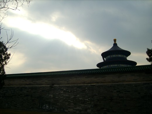 I took this one because It's like  some sort of divinity is trying to enter the temple. I like the light coming from above