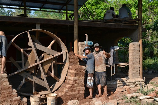 Pedro & Ryan working on the new 'Sala' @ The Panya Project