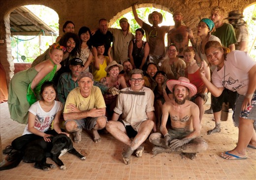 The Panya crew!  Peter passing through on the right hand side :)