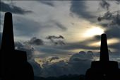 Sunset at Borobudur: by pedroandbridget, Views[243]