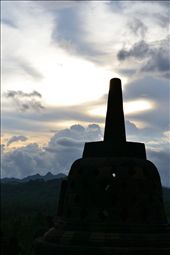 Sunset at Borobudur: by pedroandbridget, Views[176]