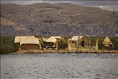 Uros Floating Islands, with the city of Puno on the background.: by pedropena, Views[600]