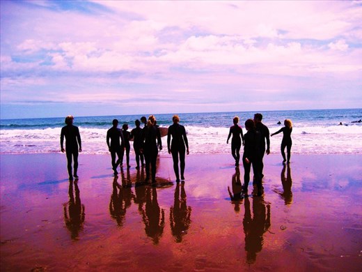 Lawerncetown surfing with the crew!