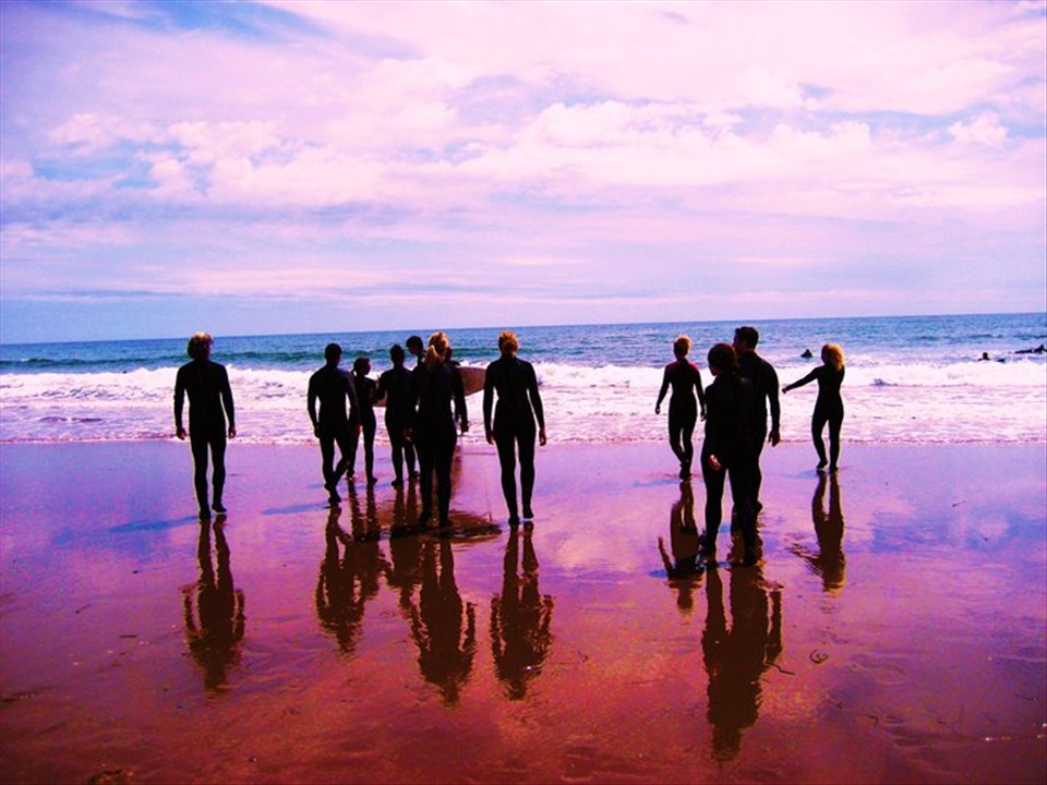 Lawerncetown surfing with the crew!