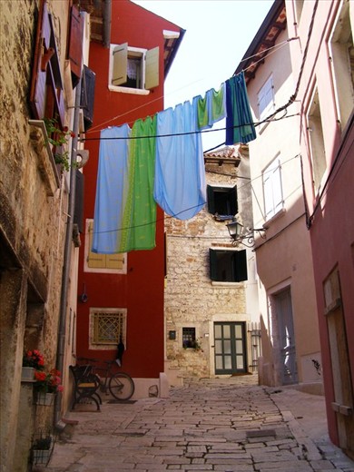 Laundry day in Pula (Croatia)