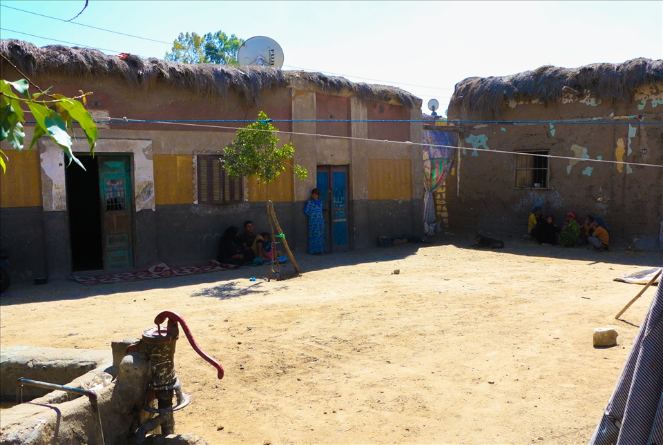 A family house in Fadel Island where around 3000 Palestinians live there