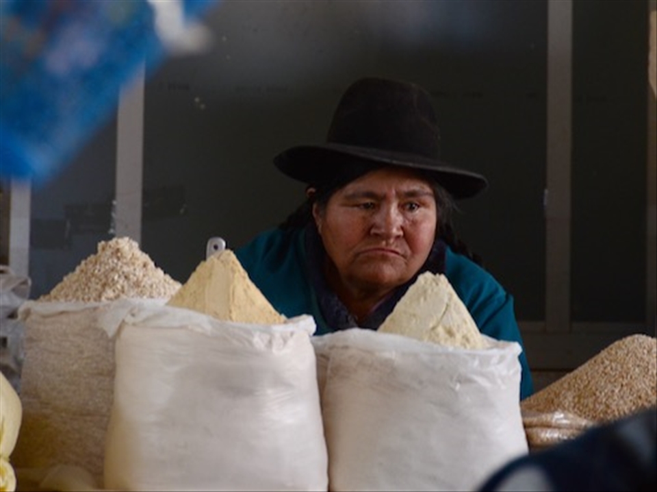 Vendor in Cuzco market