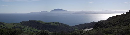 1 Straight of Gibraltar towards Morocco