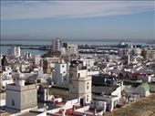 6 Cadiz watch towers and harbour area: by peterlee54, Views[333]
