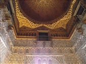 14 Seville Alcazar throne room ceiling: by peterlee54, Views[239]