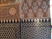15 Seville Alcazar throne room walls detail: by peterlee54, Views[234]