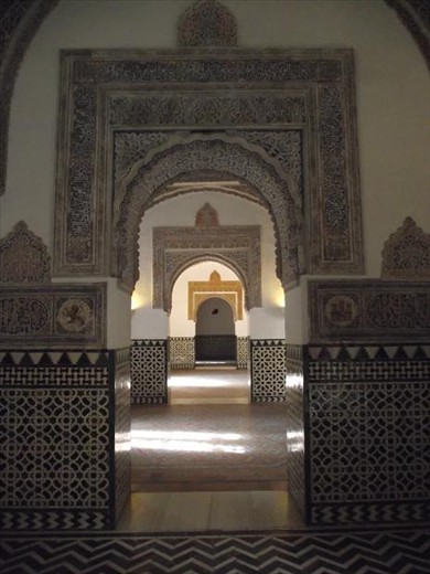 17Seville Alcazar Arches to Saloon of enfantes