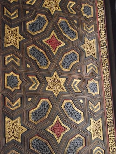 18 Seville Alcazar window shutters detail