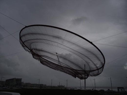 9 Porto - Fishing net sculpture