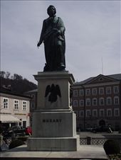 3 Salzburg - Motzart's statue in Mozart Platz: by peterlee54, Views[326]