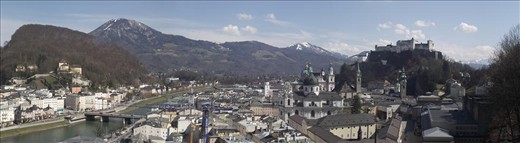 7 Saltzburg - View over old town from Monschburg