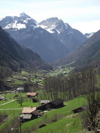 13 View down valley from Grindelwald